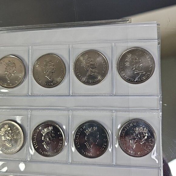 Vintage 2000 Millennium Quarters Canada's Future Coin Set Collectible Gift Set - Picture 7 of 7